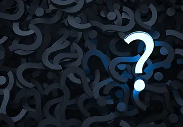 shiny question mark