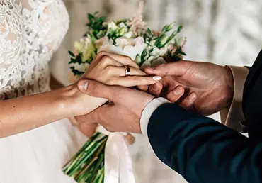 exchange of wedding rings